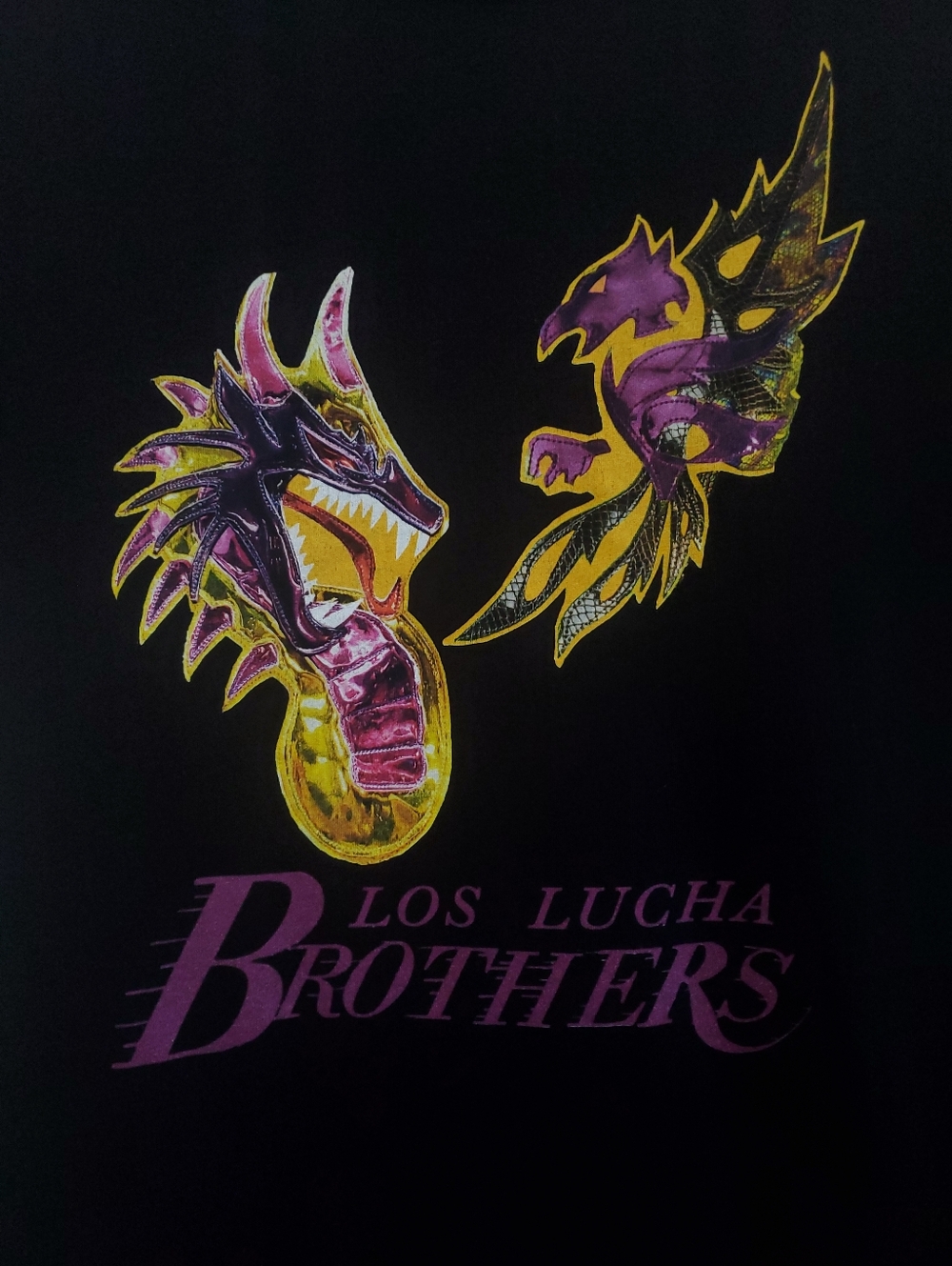 Los Lucha Brothers Graphic Tee, Professional Wrestling Luchador Team